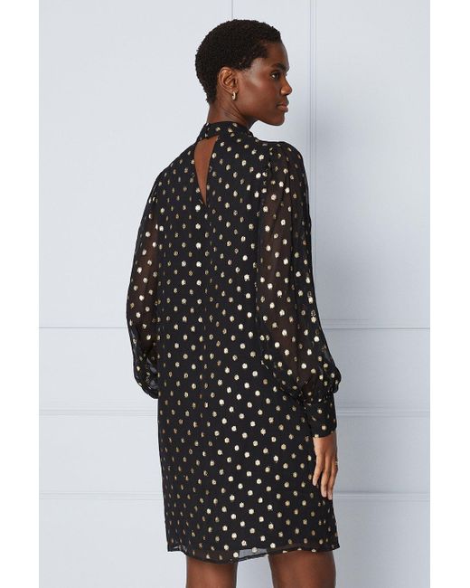 Wallis black spot dress cheap