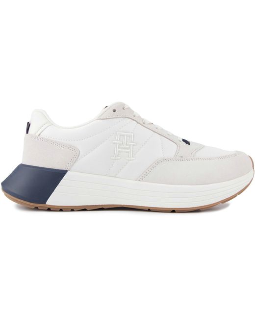 Tommy Hilfiger White Elevated Trainers for men