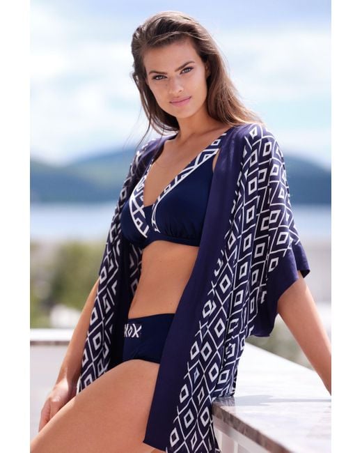Lisca Blue 'costa Rica' Non-wired Non-padded Bikini Top