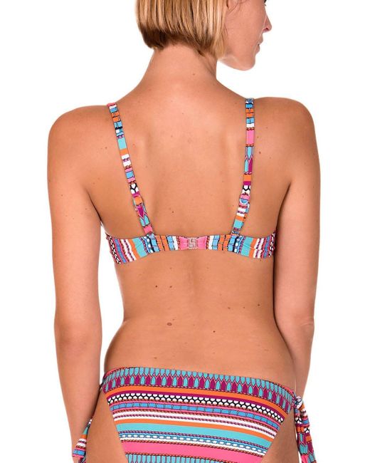 Lisca Multicolor Capri' Push-up Bikini Top