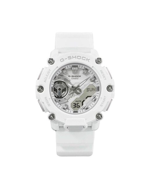 G-Shock Gray G-shock Plastic/resin Classic Analogue Quartz Watch - Gma-s2200m-7aer