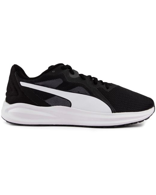 PUMA Black Twitch Runner Trainers for men