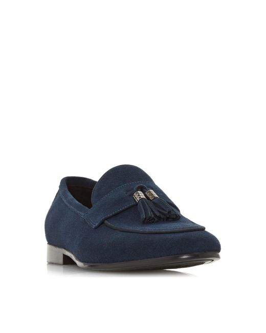 Dune Blue 'passengers' Suede Loafers for men