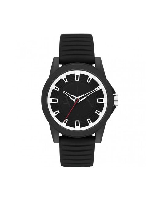 Armani Exchange Black Nylon Fashion Analogue Quartz Watch - Ax2520 for men