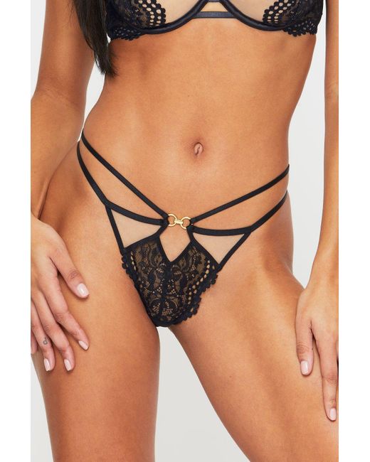 Ann Summers Black Lovers Lace Thong