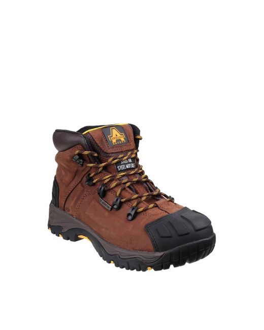 Amblers Safety Brown 'fs39' Waterproof Safety Footwear for men