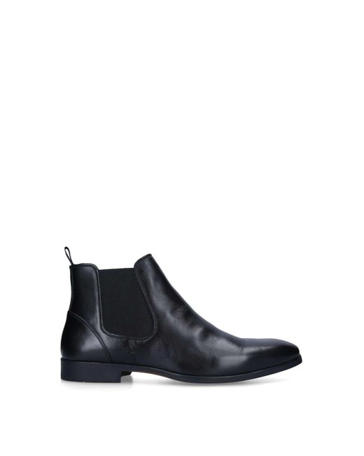 KG by Kurt Geiger Black 'jadon 2' Leather Boots for men