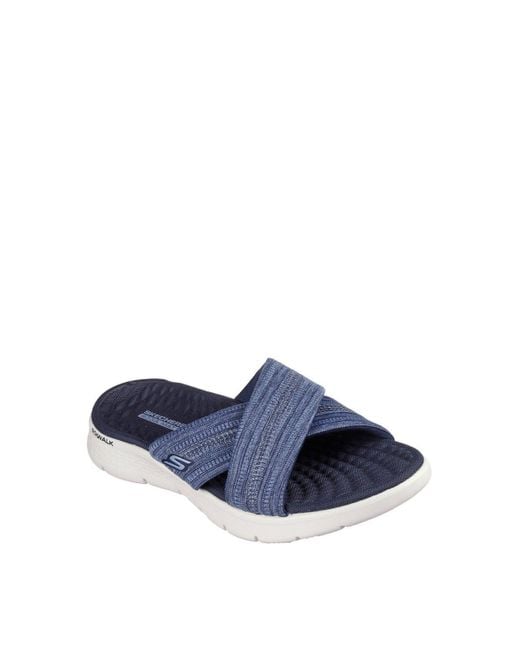 Skechers on the go cross band sandals sale