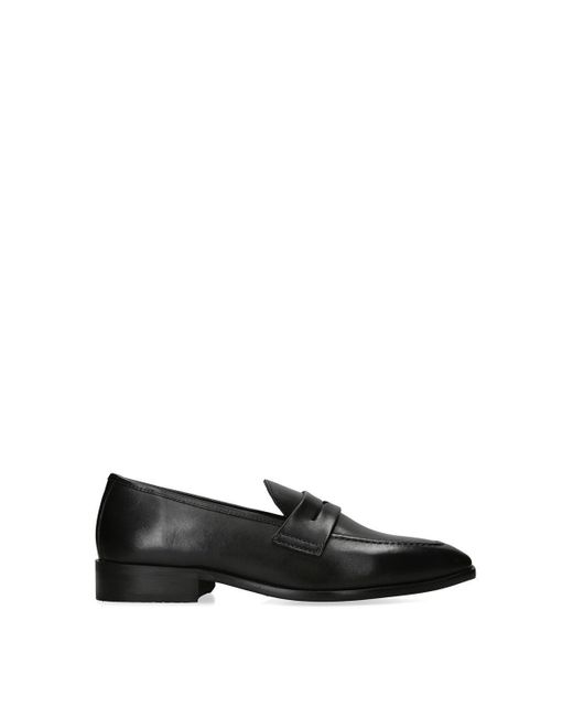 KG by Kurt Geiger Black 'tommy Loafer' Leather Shoes for men