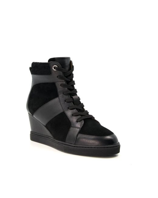Dune Black 'emmey' Leather Trainers
