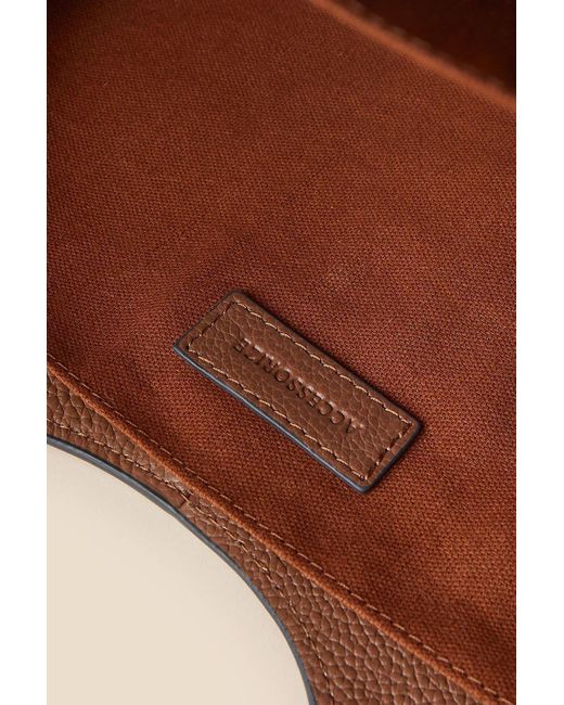 Accessorize Natural Leather Winged Shoulder Bag