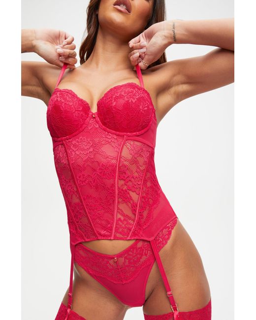 Ann Summers Red Sexy Lace Planet Basque
