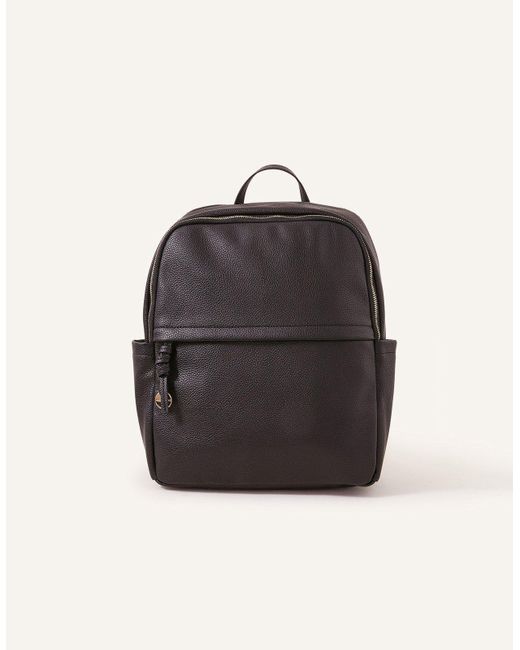 Accessorize Black Zip Around Backpack