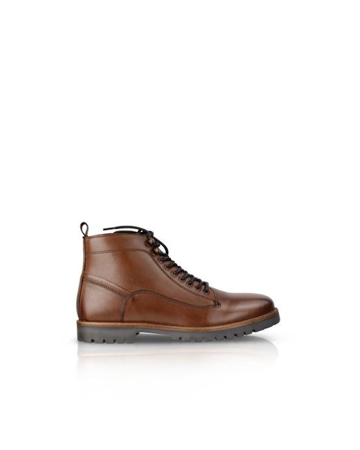 Silver Street London Brown Thames Lace-up Boot for men