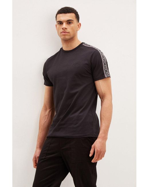 Burton Black Iconic Tape Raglan T-shirt for men