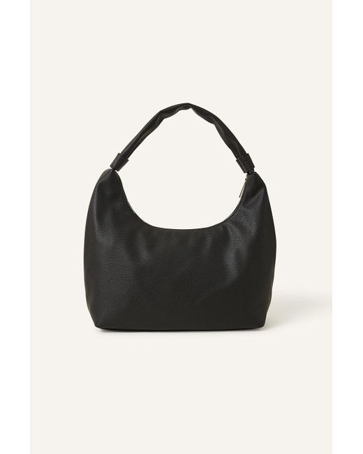 Accessorize Black Large Scoop Shoulder Bag