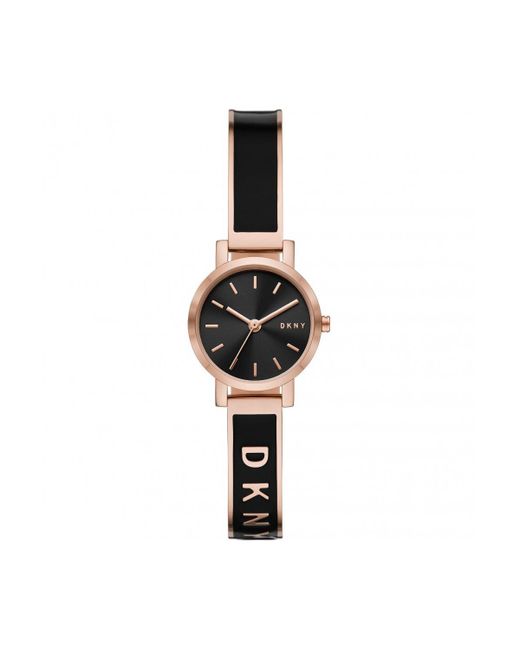 DKNY Black Soho Stainless Steel Fashion Analogue Quartz Watch - Ny2961