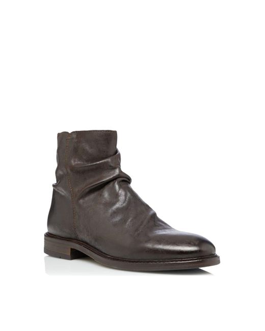 Bertie Brown 'court' Leather Western Boots for men