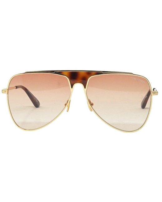 Tom Ford Brown Ethan Ft0935 30t Gold Sunglasses for men