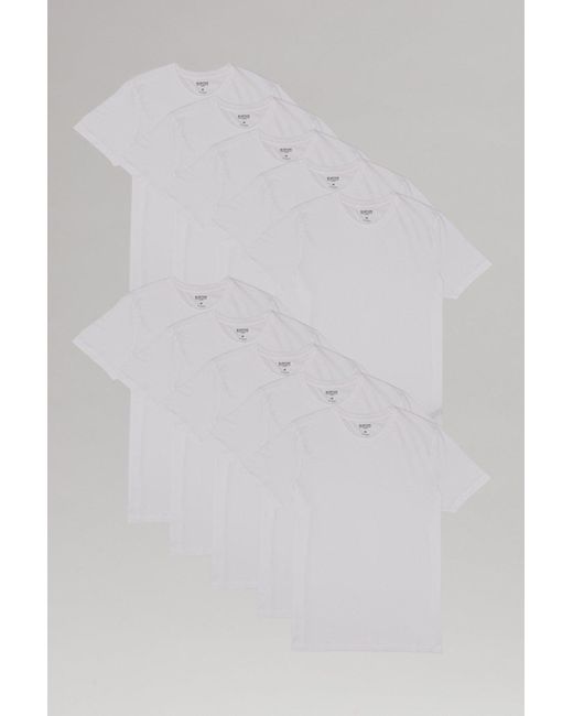 Burton White 10 Pack T-shirt for men
