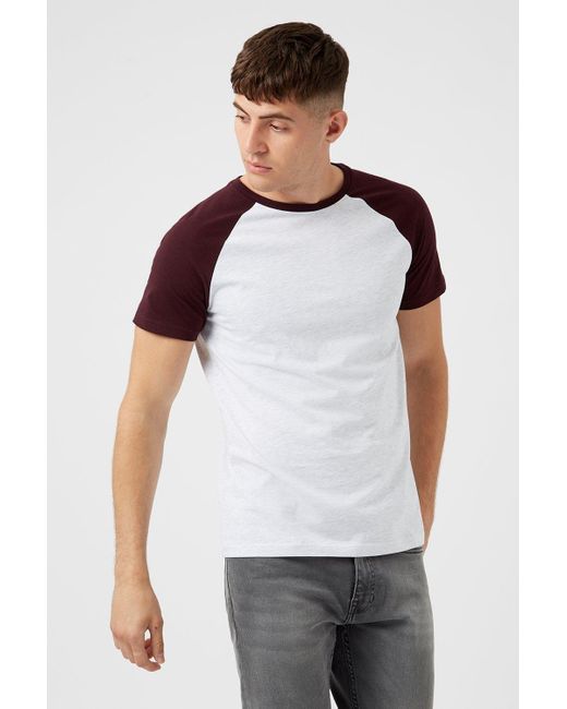 Burton White Short Sleeve Frost Raglan T-shirt for men