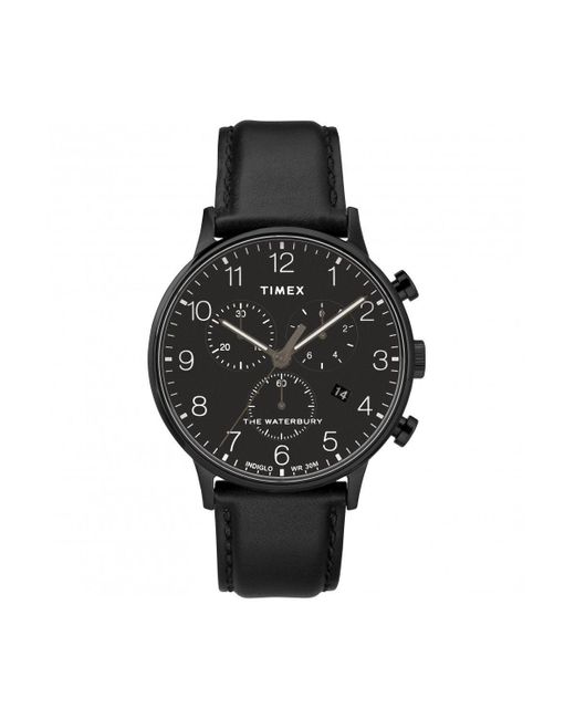 Timex Black Plated Stainless Steel Classic Analogue Quartz Watch - Tw2r71800 for men