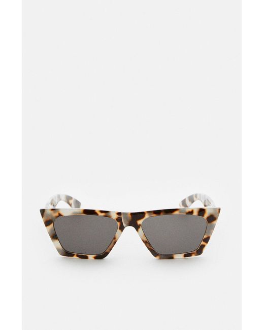Coast White Tortoiseshell Square Cat Eye Sunglasses