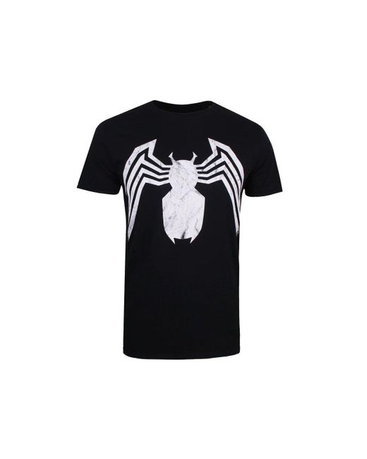 Marvel Black Venom Emblem T-shirt for men