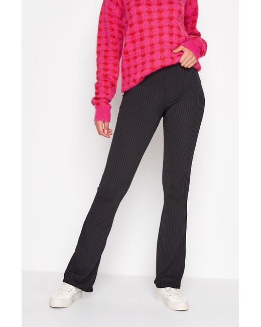 Long Tall Sally Black Tall Flared Trousers