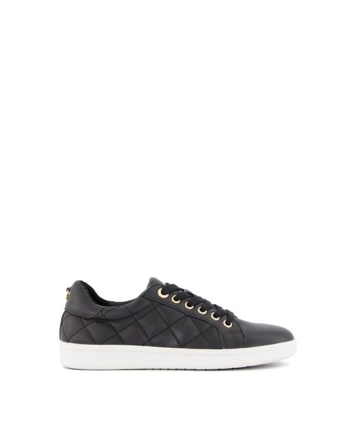 Dune Black 'excited' Leather Trainers
