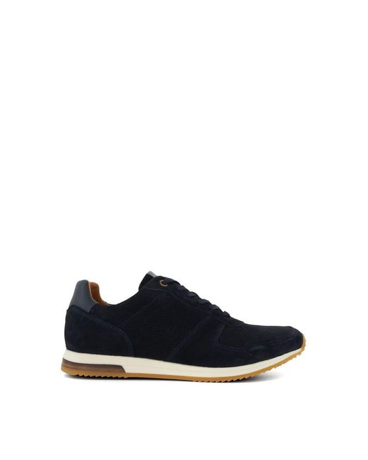 Dune Black 'trilogy' Suede Trainers for men