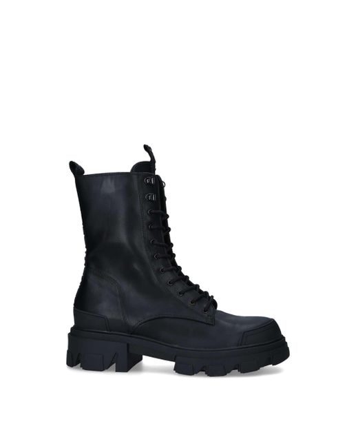 KG by Kurt Geiger Black 'vegan Trekker Lace Boot' Boots for men
