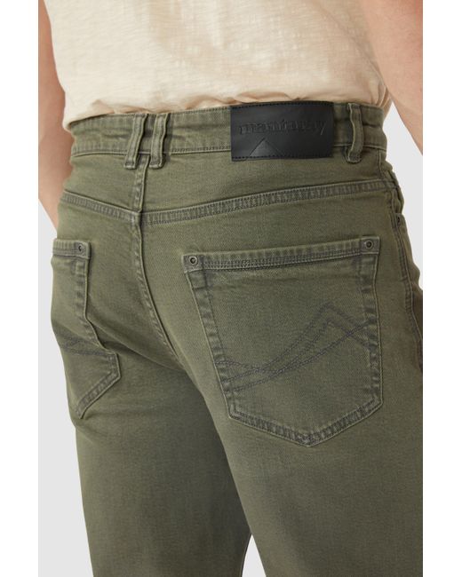 Mantaray Regent Green Overdye Straight Jean for men
