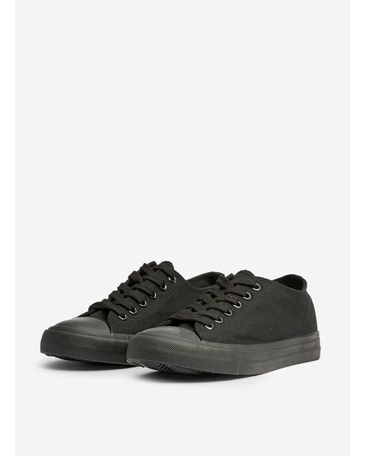Dorothy Perkins Black Icon Canvas Trainers