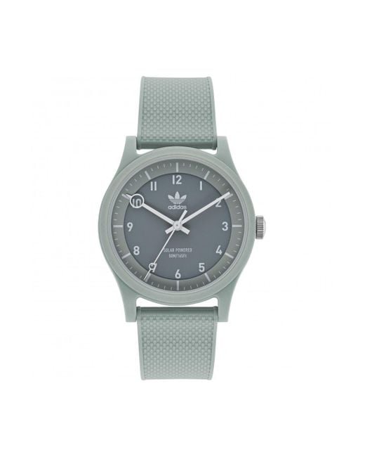 Adidas Originals Blue Project One Ocean Waste Material Fashion Analogue Watch - Aost22044 for men