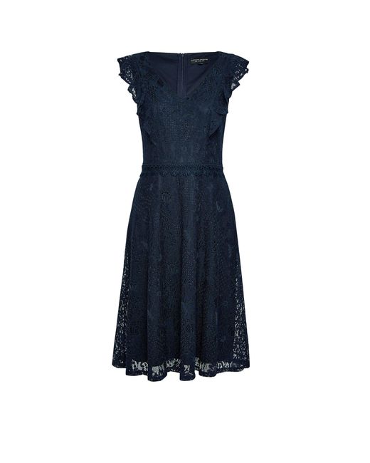 Dorothy Perkins Blue Navy Lace Taylor Dress
