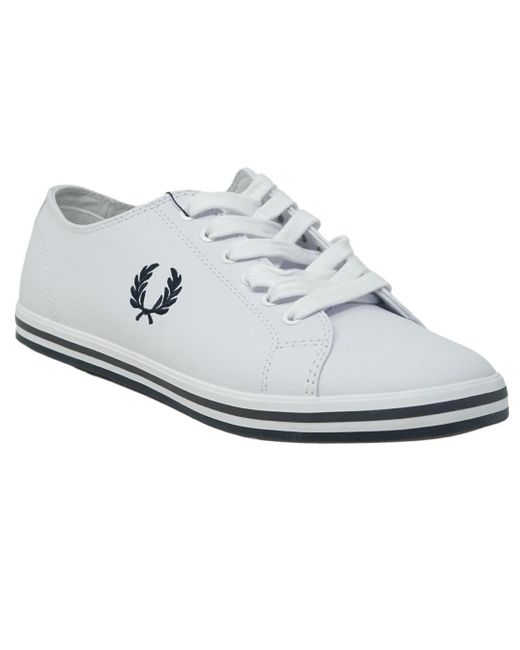 Fred Perry B7163 Kingston Leather White Trainers for men