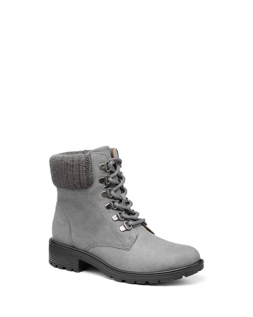 Hotter Gray 'blenheim Ii' Chunky Hiker Boots