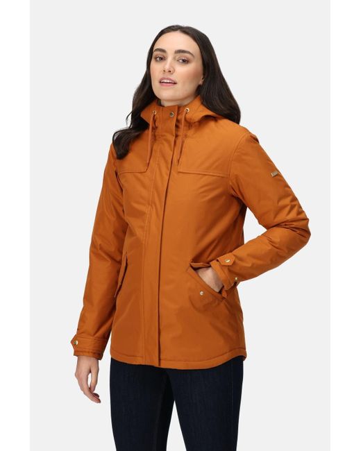 Regatta Orange 'bria' Hydrafort Waterproof Walking Jacket