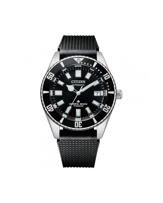 Citizen Black Promaster Automatic Titanium Classic Eco-drive Watch - Nb6021-17e for men