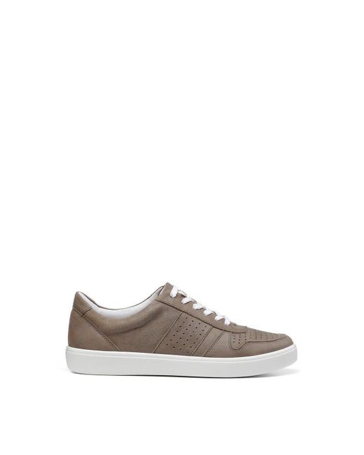 Hotter Gray Extra Wide 'swerve' Deck Shoes