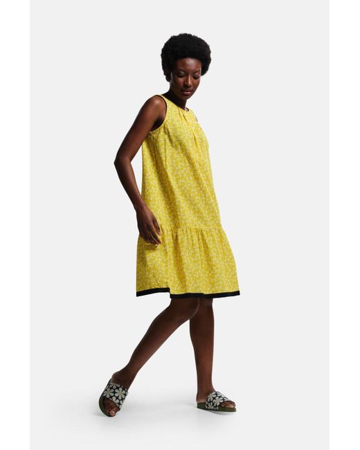 Regatta Yellow 'orla Kiely' A-line Sleeveless Summer Dress