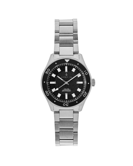 Nautis Metallic Holiss Automatic Bracelet Watch - Black for men