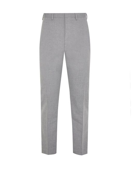 Burton Gray Grey Essential Skinny Fit Suit Trousers for men