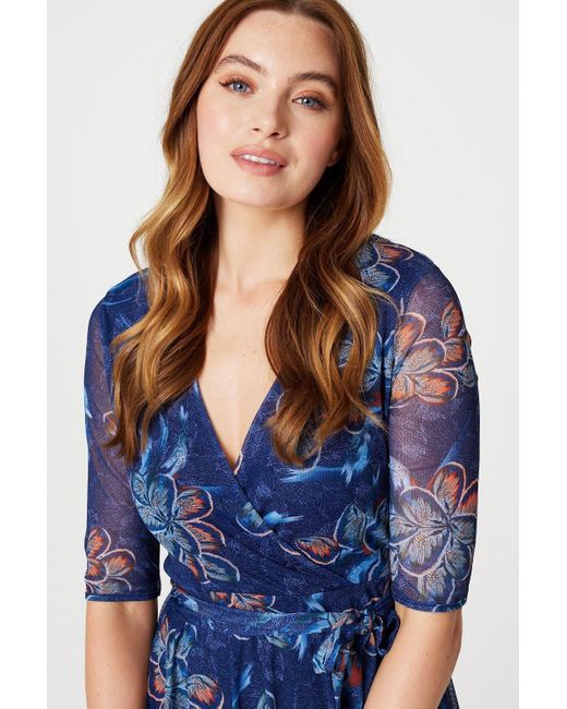 Oasis floral hanky 2025 hem dress