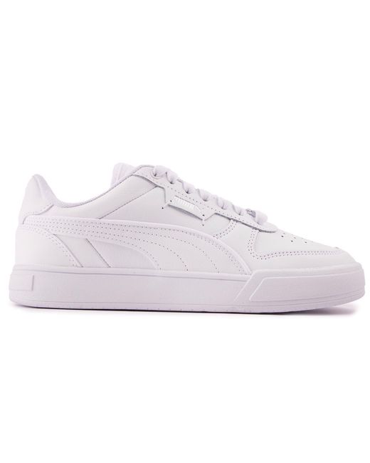 PUMA White Caven Dime Trainers