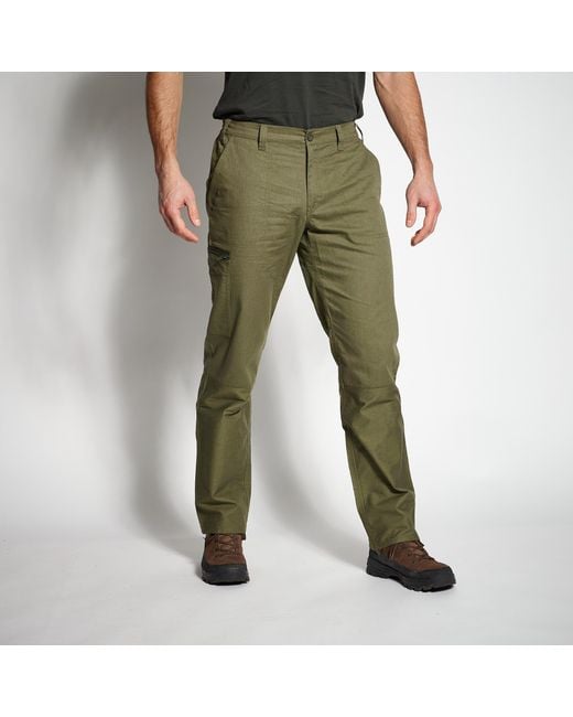 Solognac Green Decathlon Regular Trousers for men