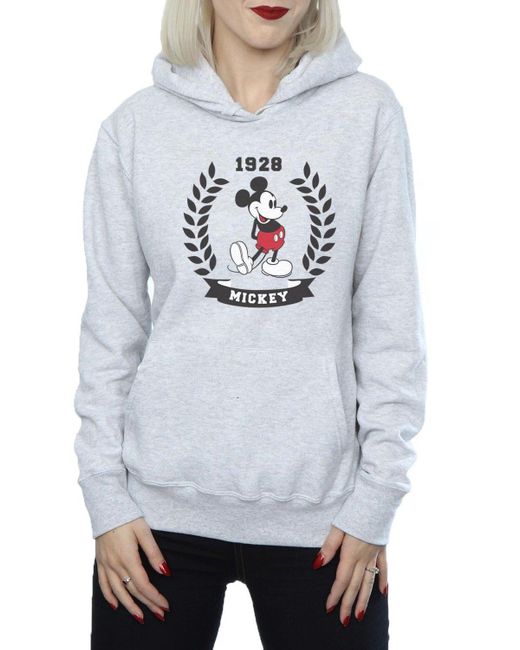 Grey mickey store mouse hoodie