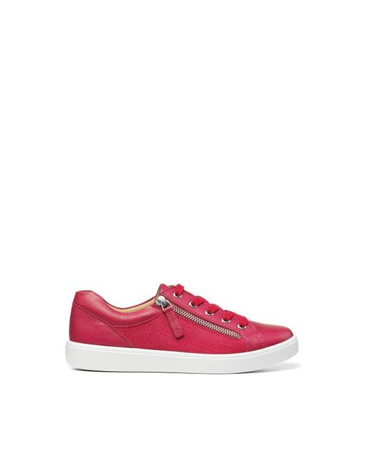Hotter Pink 'chase' Deck Trainers