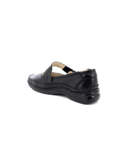 Boulevard Black Extra Wide Eee Fitting Mary Jane Shoes